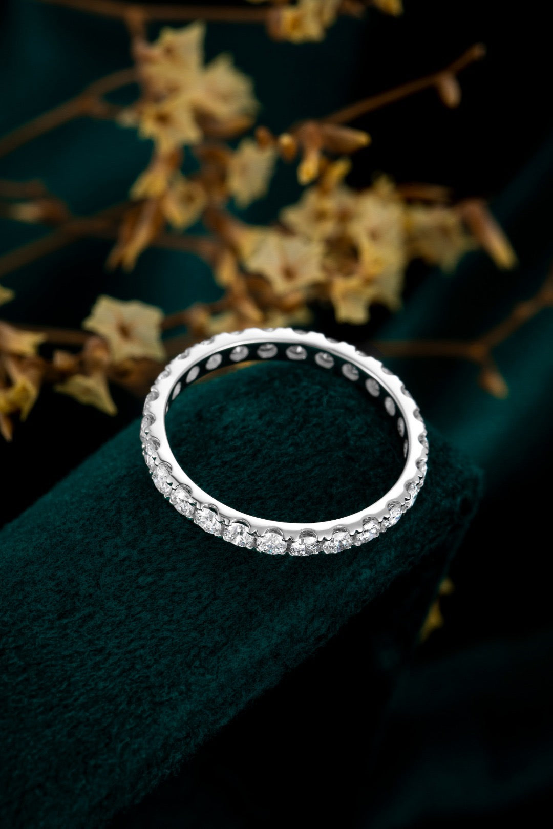 Pt900 Lab Grown Diamond Ring
