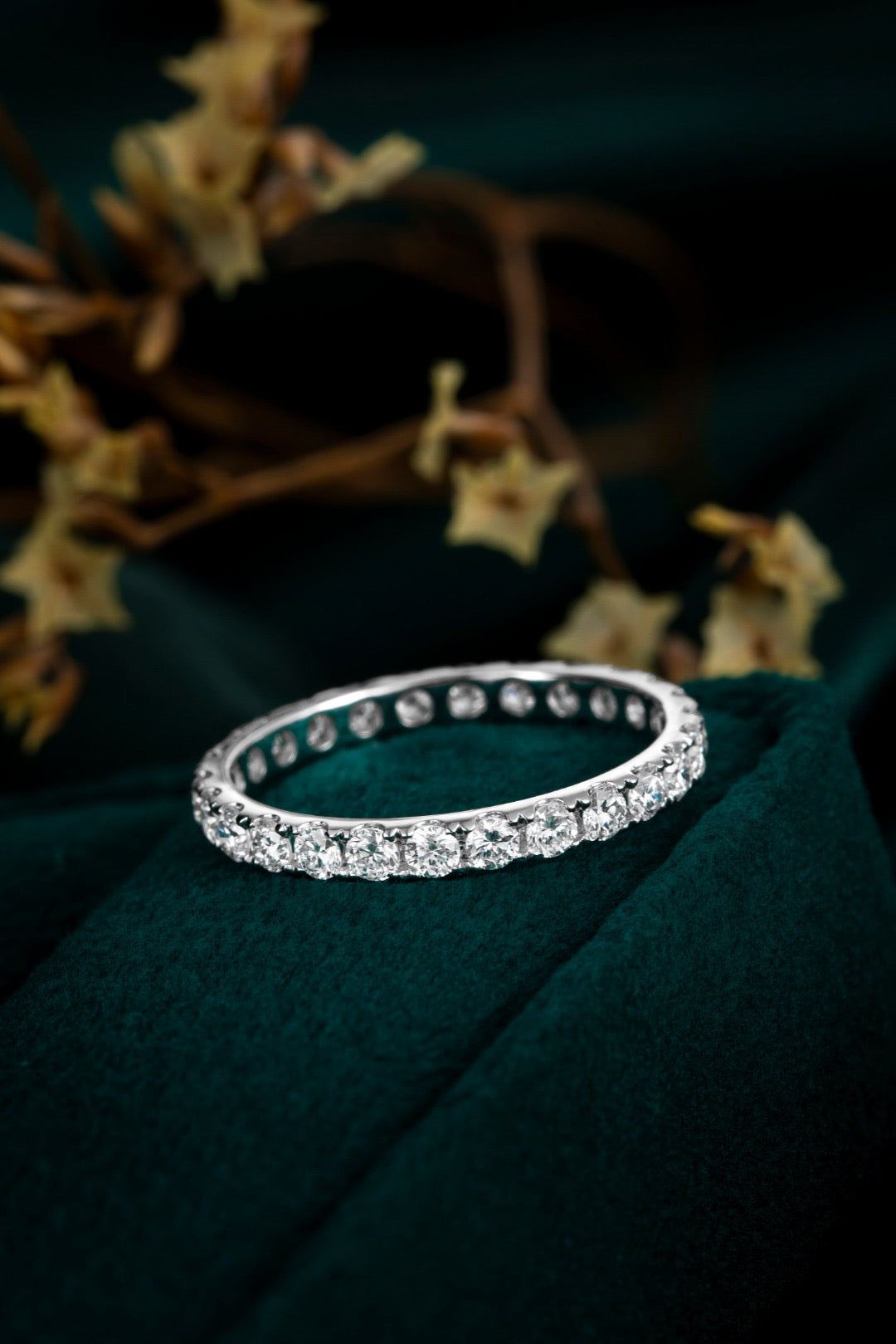 Pt900 Lab Grown Diamond Ring