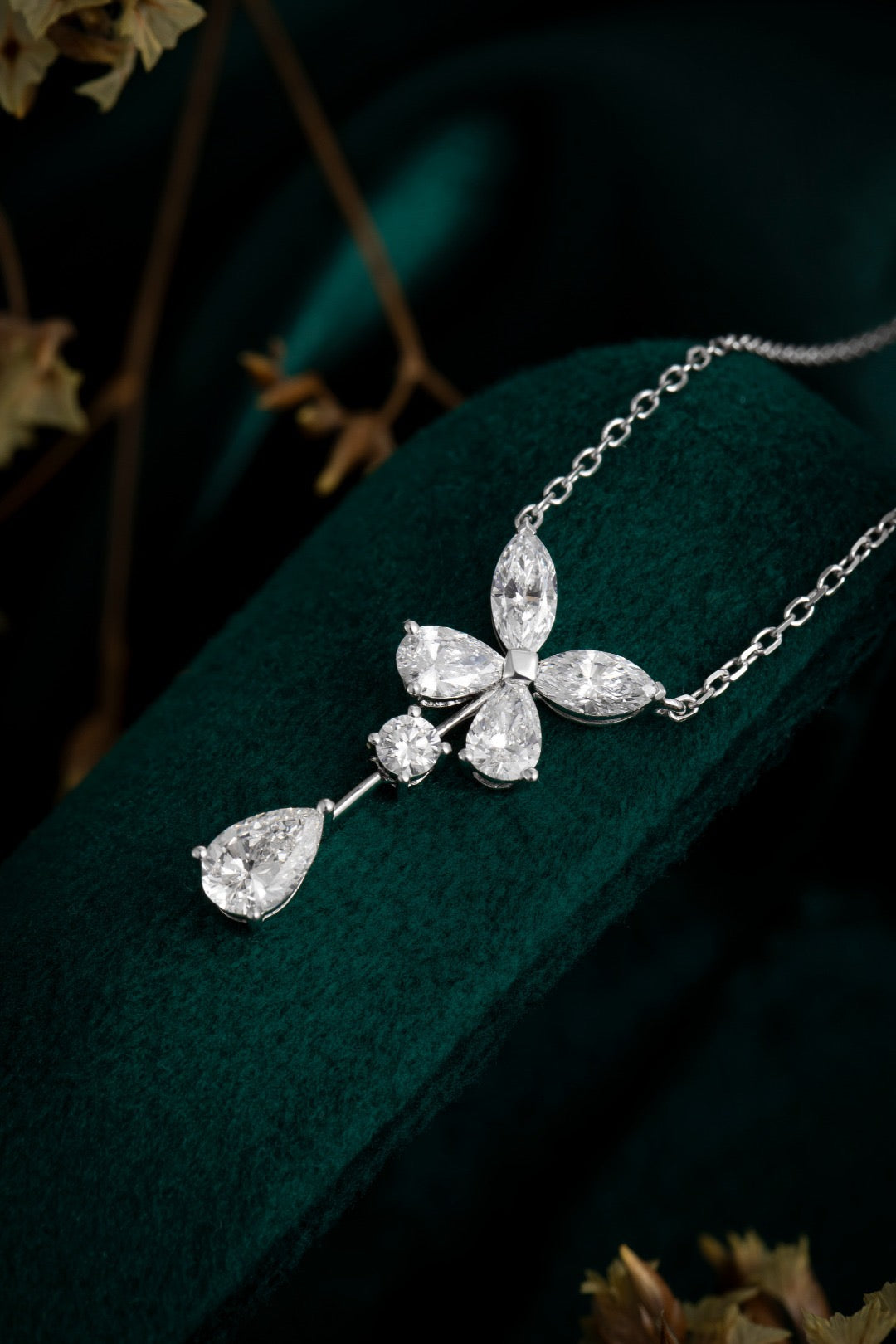 Pt950 Lab Grown Diamond Necklace