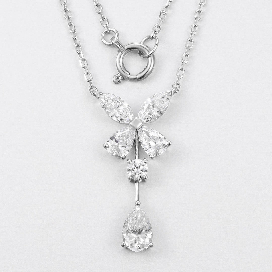 Pt950 Lab Grown Diamond Necklace