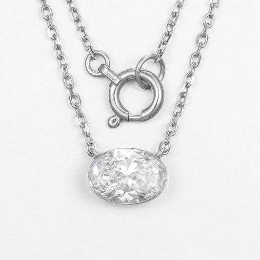 Pt900 Lab Grown Diamond Necklace