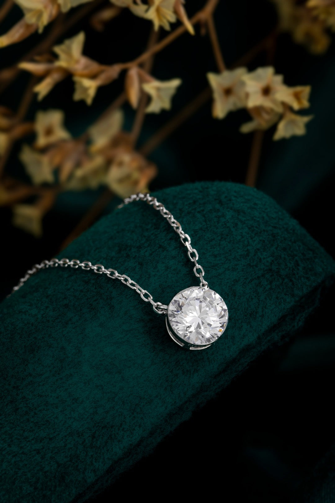 Pt950 Lab Grown Diamond Necklaces