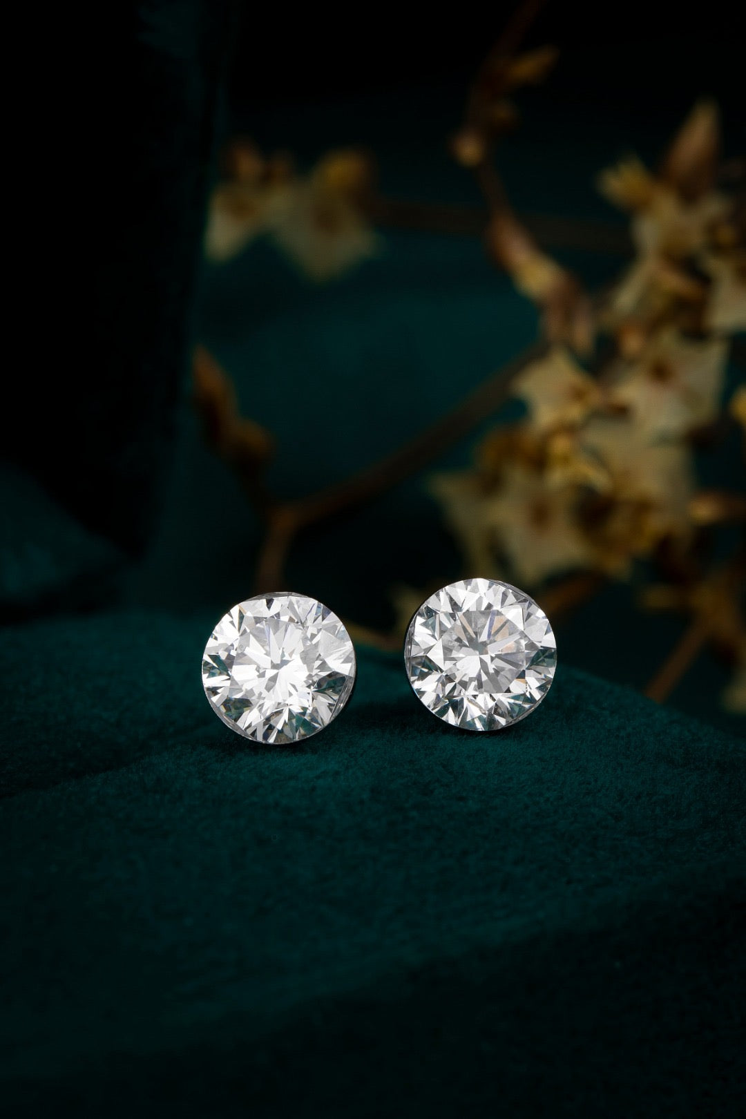 Pt950 Lab Grown Diamond Earings