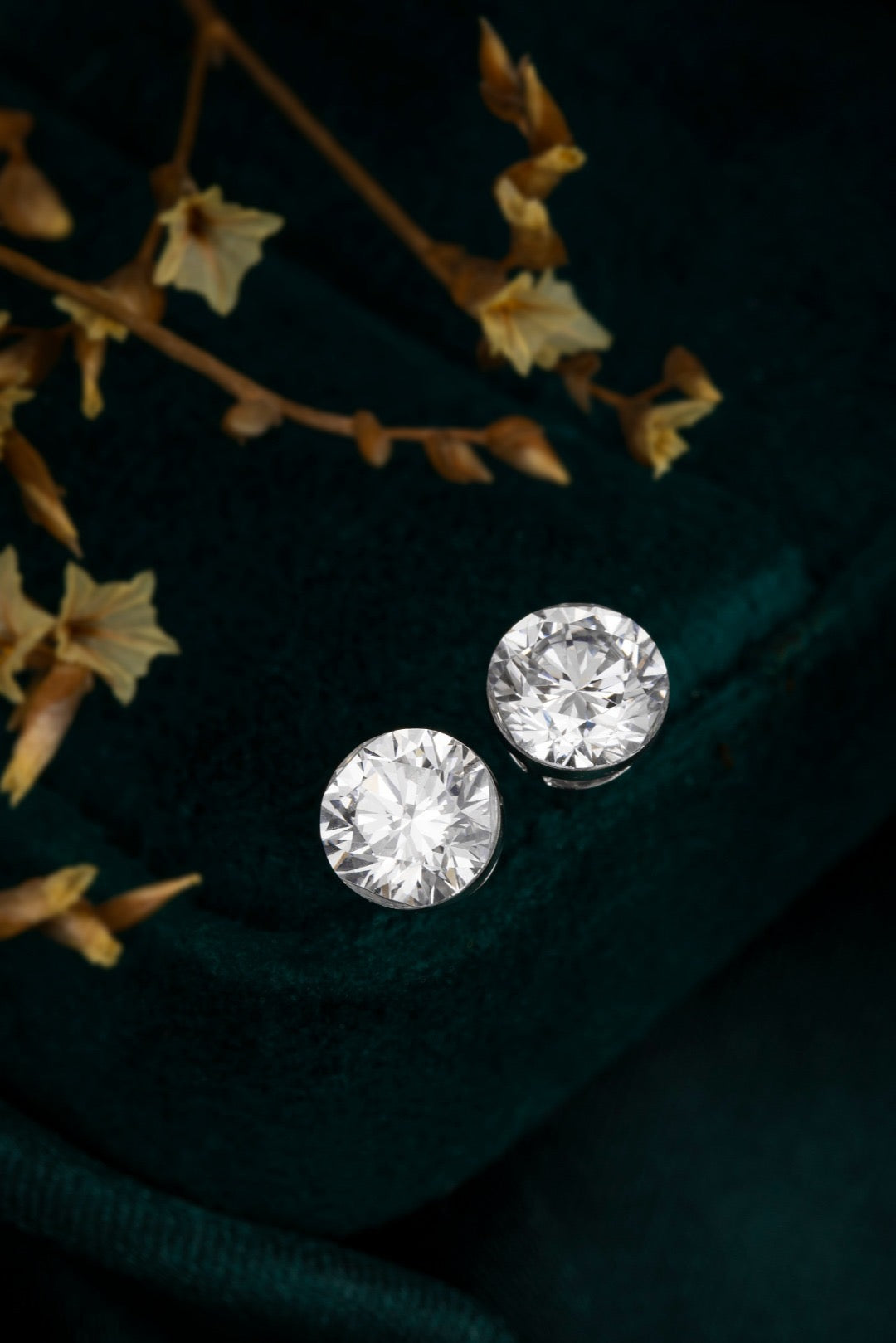 Pt950 Lab Grown Diamond Earings