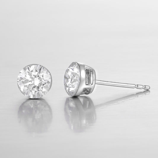Pt950 Lab Grown Diamond Earings