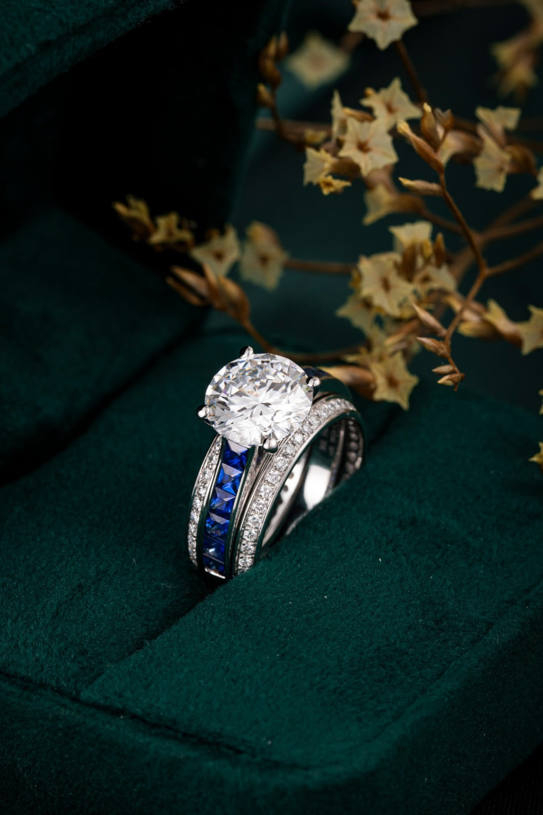 Pt900 Lab Grown Diamond Ring