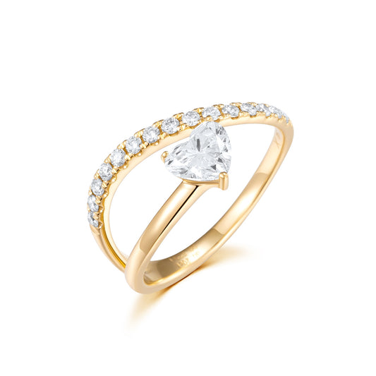 14K Lab Grown Diamond Ring