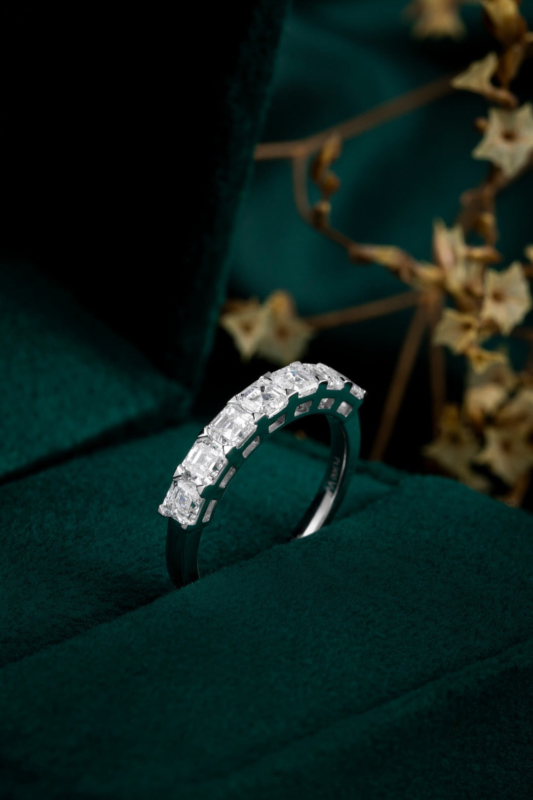 Pt900 Lab Grown Diamond Ring