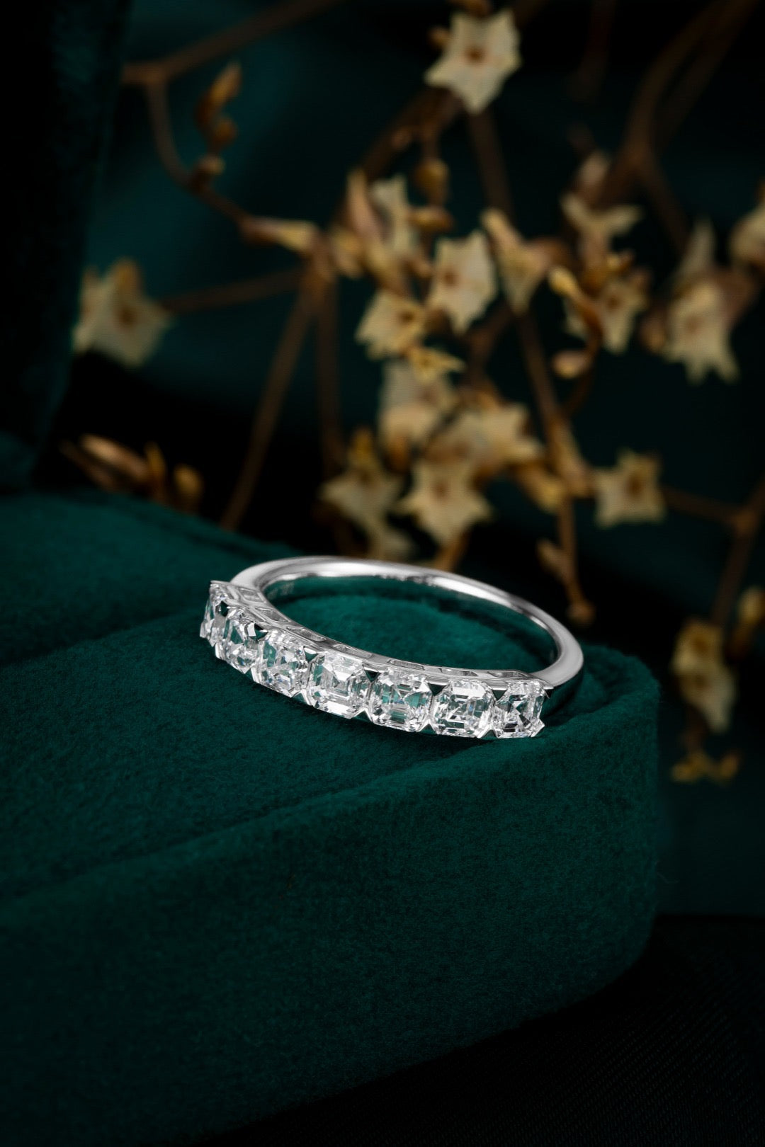 Pt900 Lab Grown Diamond Ring