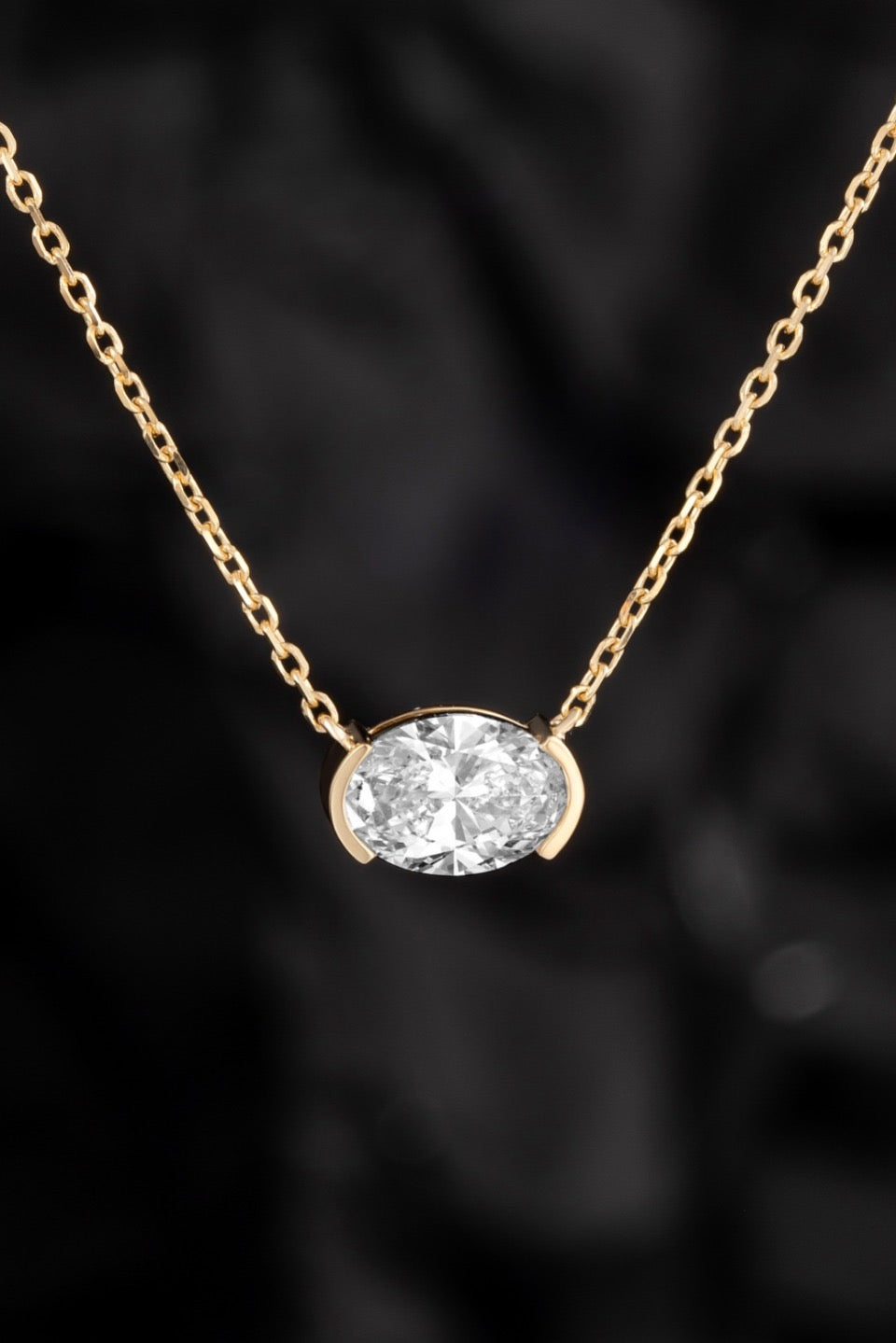 14K Lab Grown Diamond Necklace