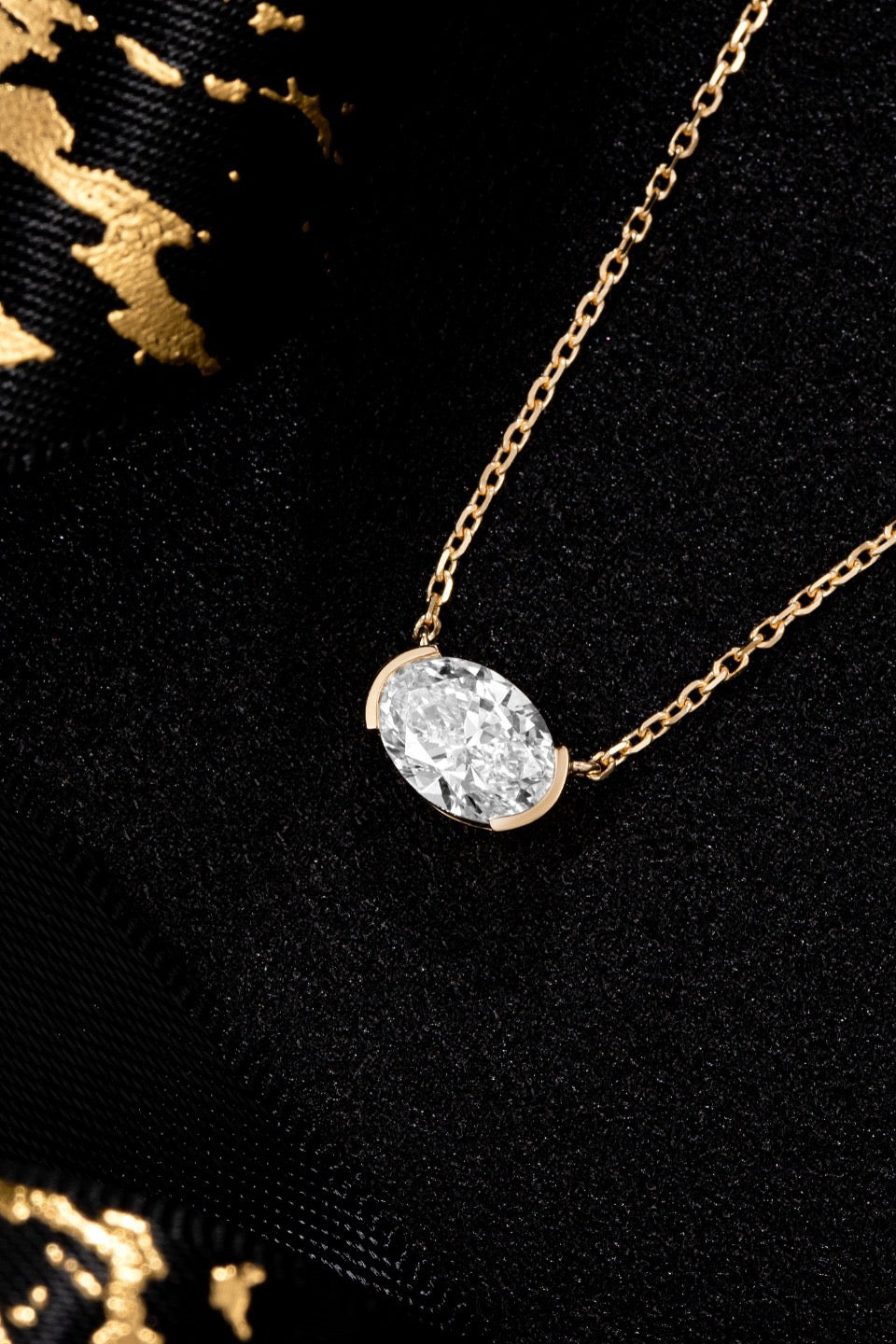 14K Lab Grown Diamond Necklace