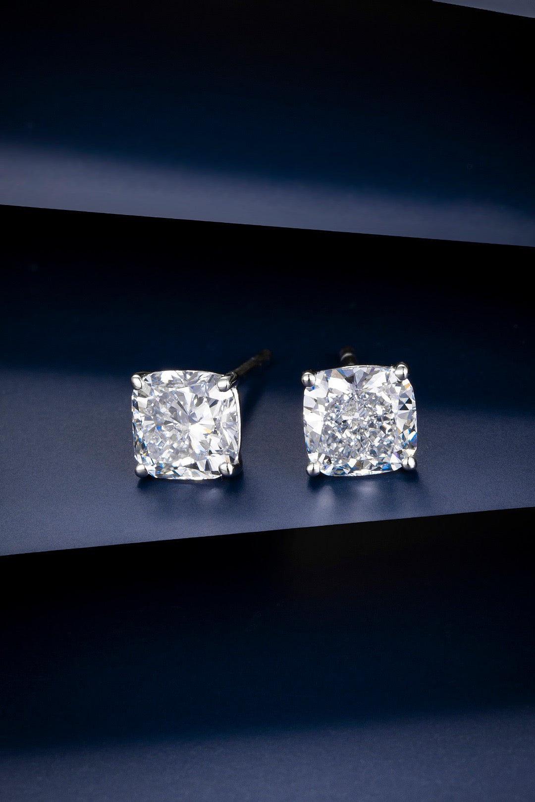 Pt900 Lab Grown Diamond Earrings