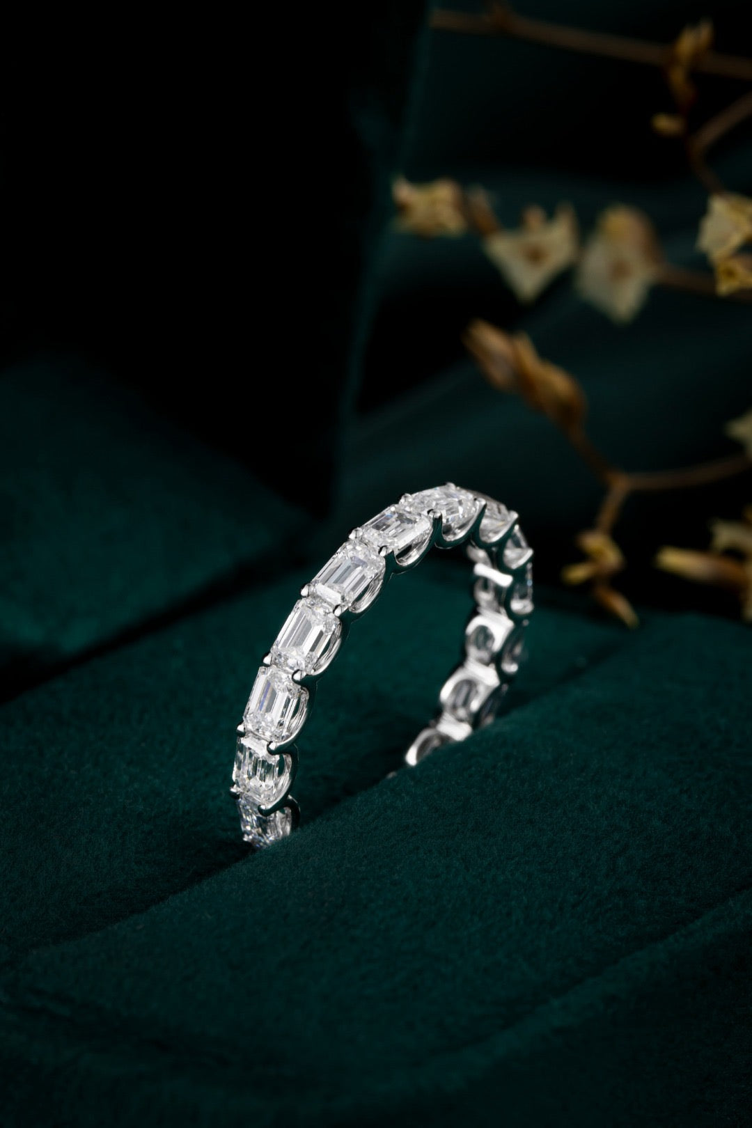 Pt900 Lab Grown Diamond Ring