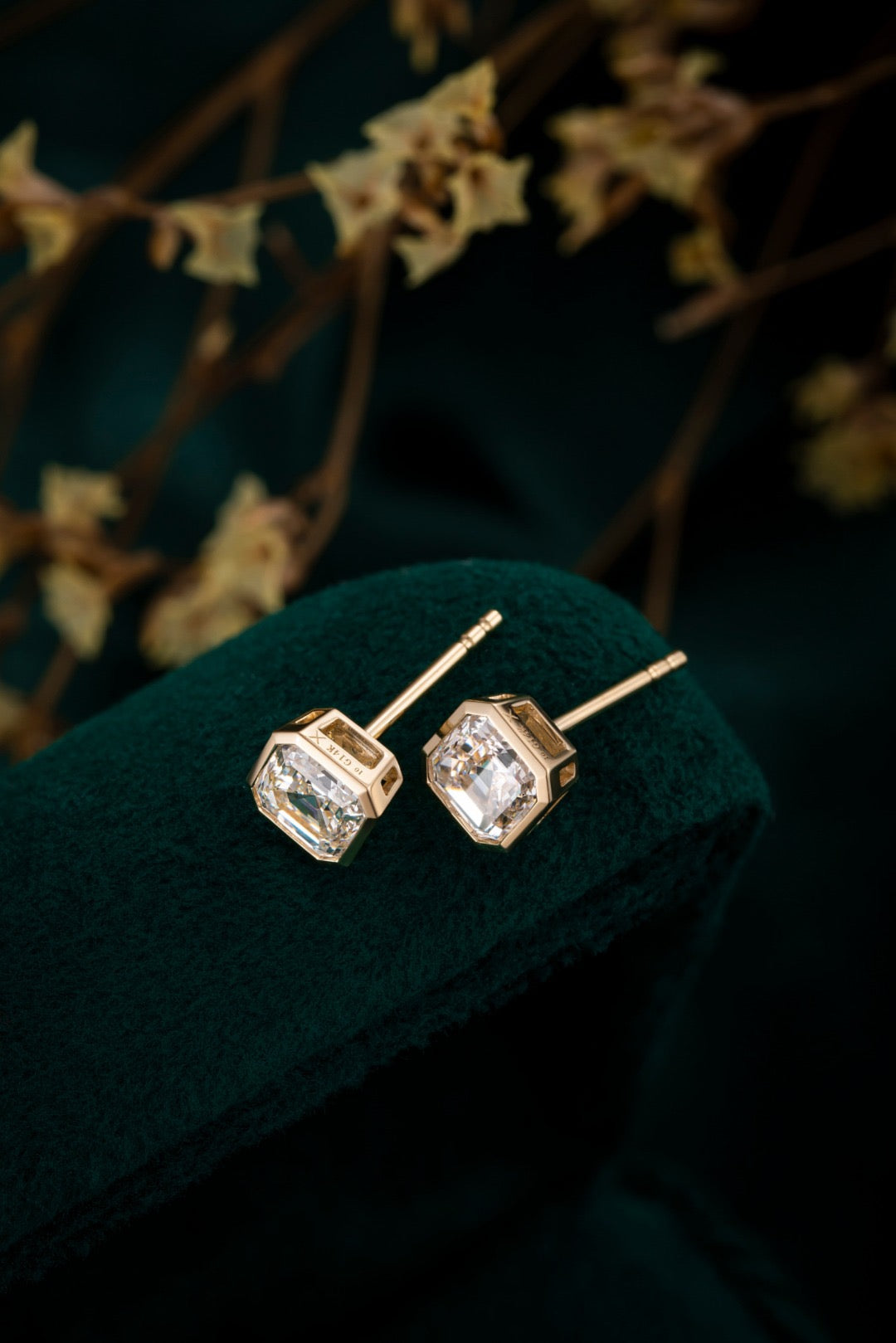 14K Lab Grown Diamond Earrings