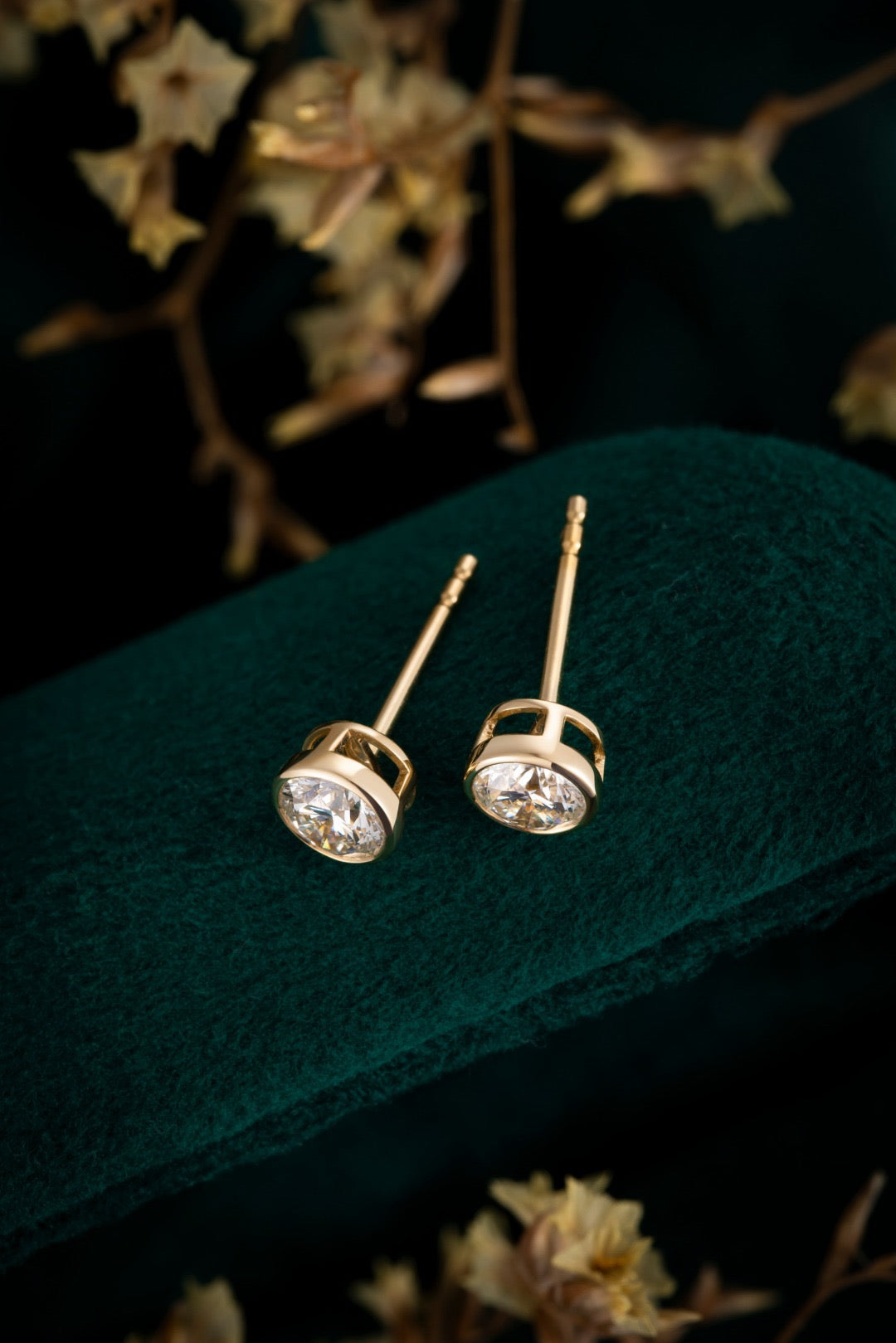 14K Lab Grown Diamond Earrings
