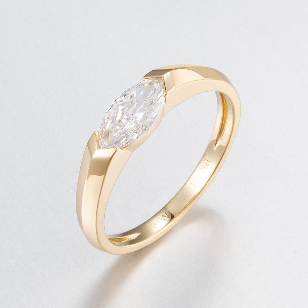 14K Lab Grown Diamond Ring