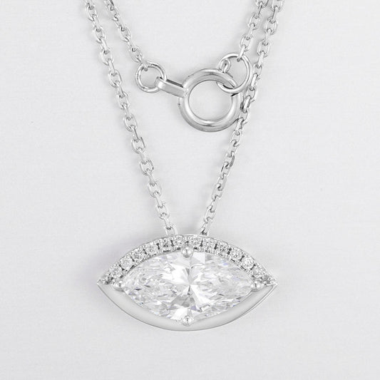 Pt900 Lab Grown Diamond Necklace