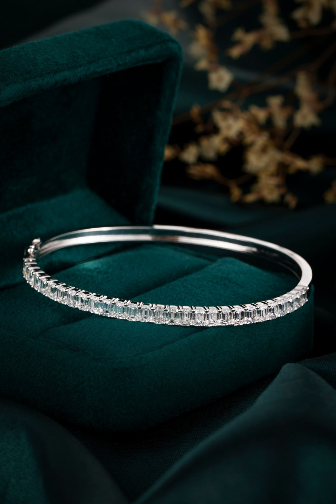 Pt900 Lab Grown Diamond Bracelet 44*54cm