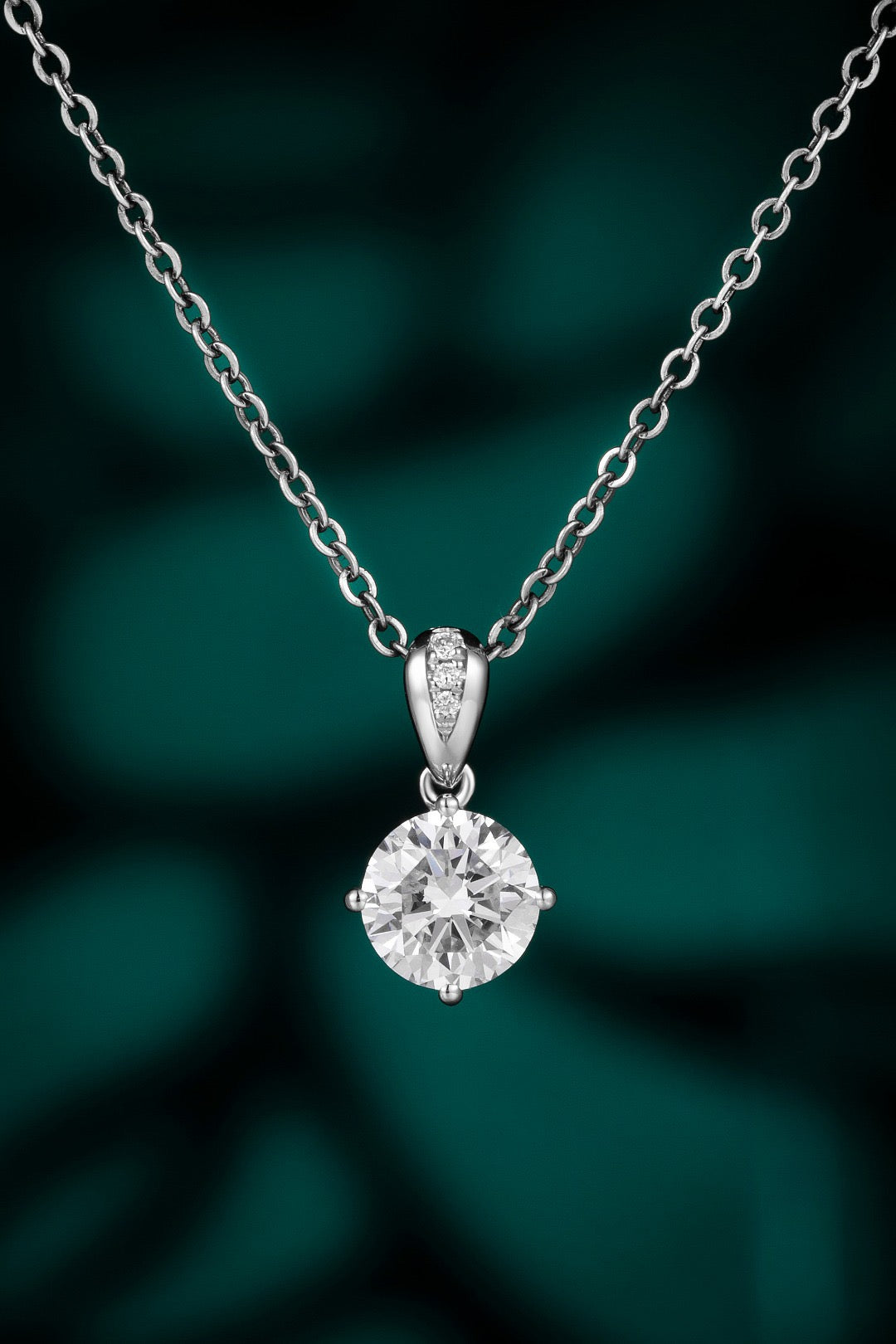 Pt900 Lab Grown Diamond Pendant