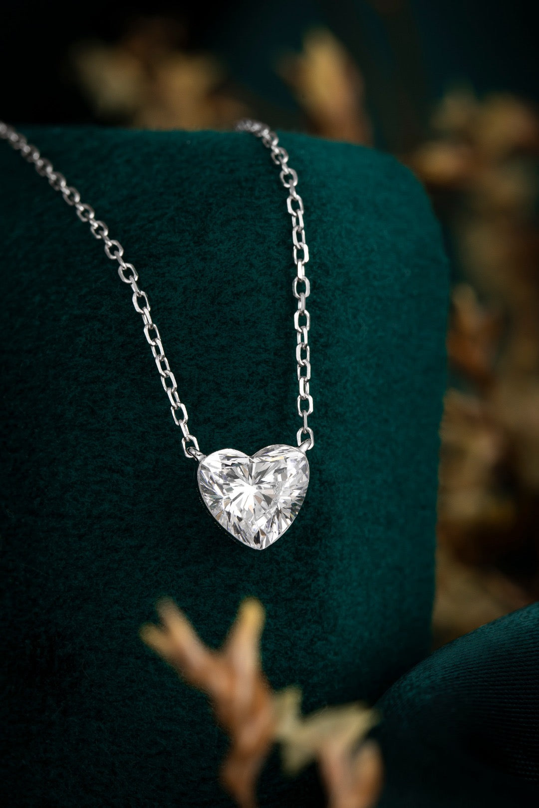 Pt950 Lab Grown Diamond Necklace