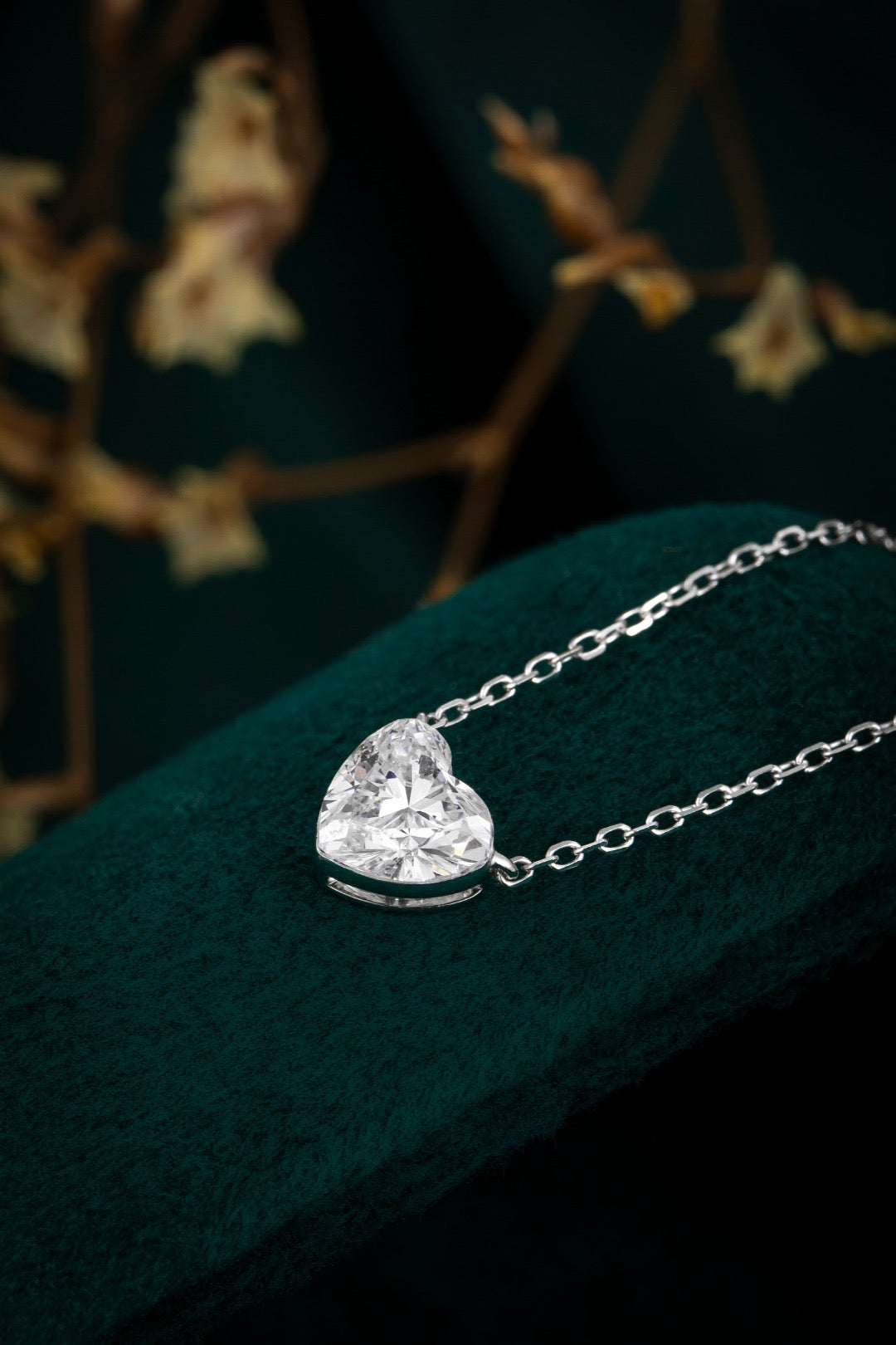 Pt950 Lab Grown Diamond Necklace