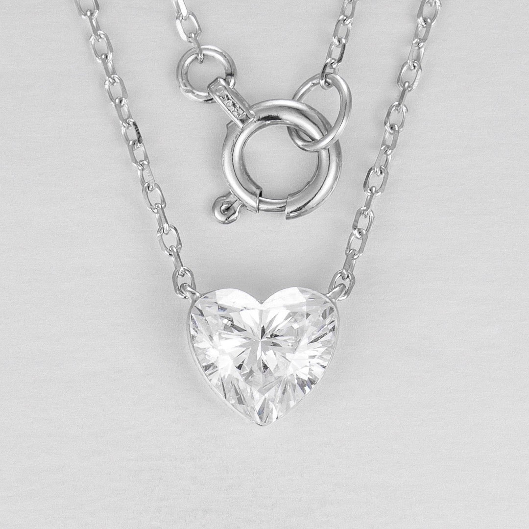 Pt950 Lab Grown Diamond Necklace