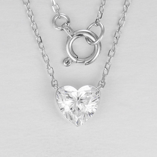 Pt950 Lab Grown Diamond Necklace