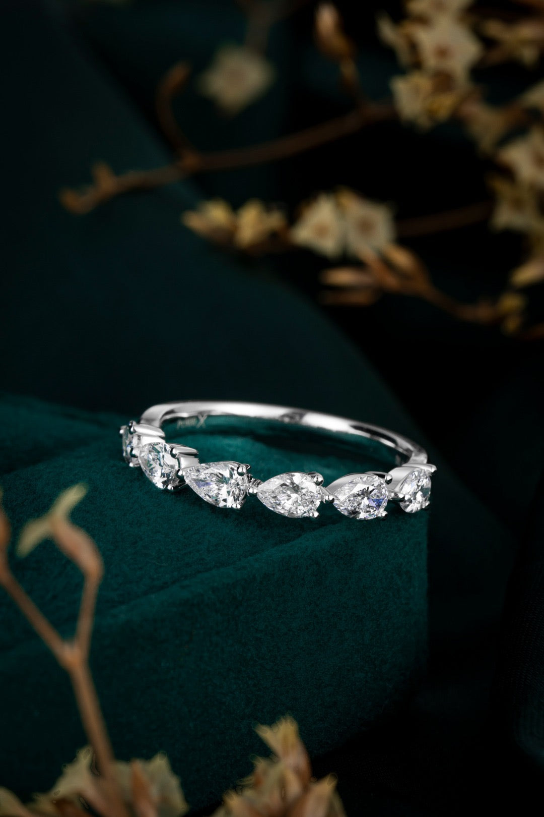 Pt900 Lab Grown Diamond Ring