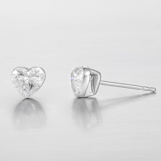 Pt950 Lab Grown Diamond Earrings 0.70CT