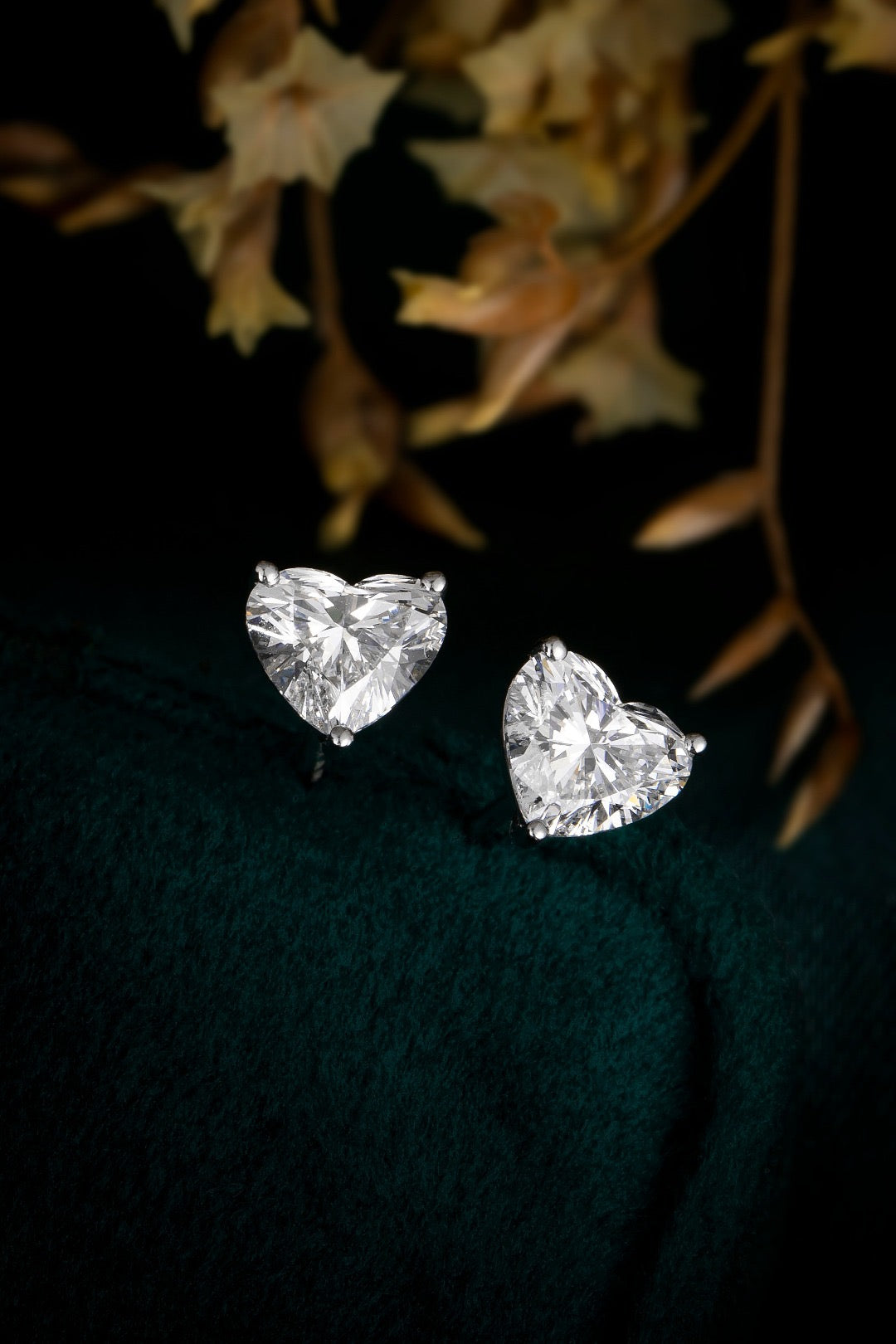 Pt950 Lab Grown Diamond Earrings 0.50CT