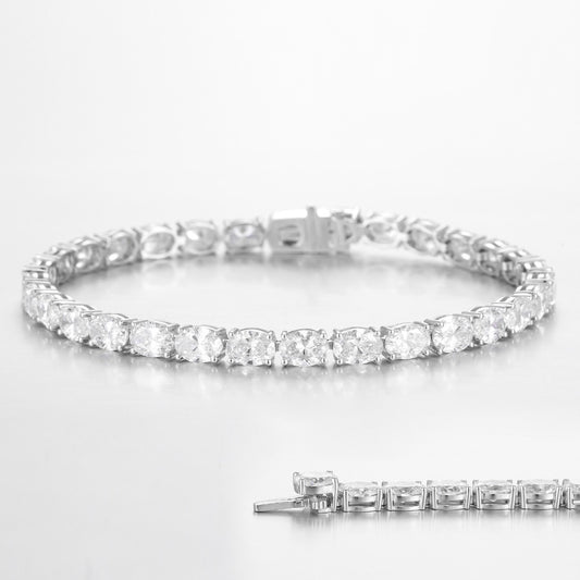 Pt900 Lab Grown Diamond Bracelet
