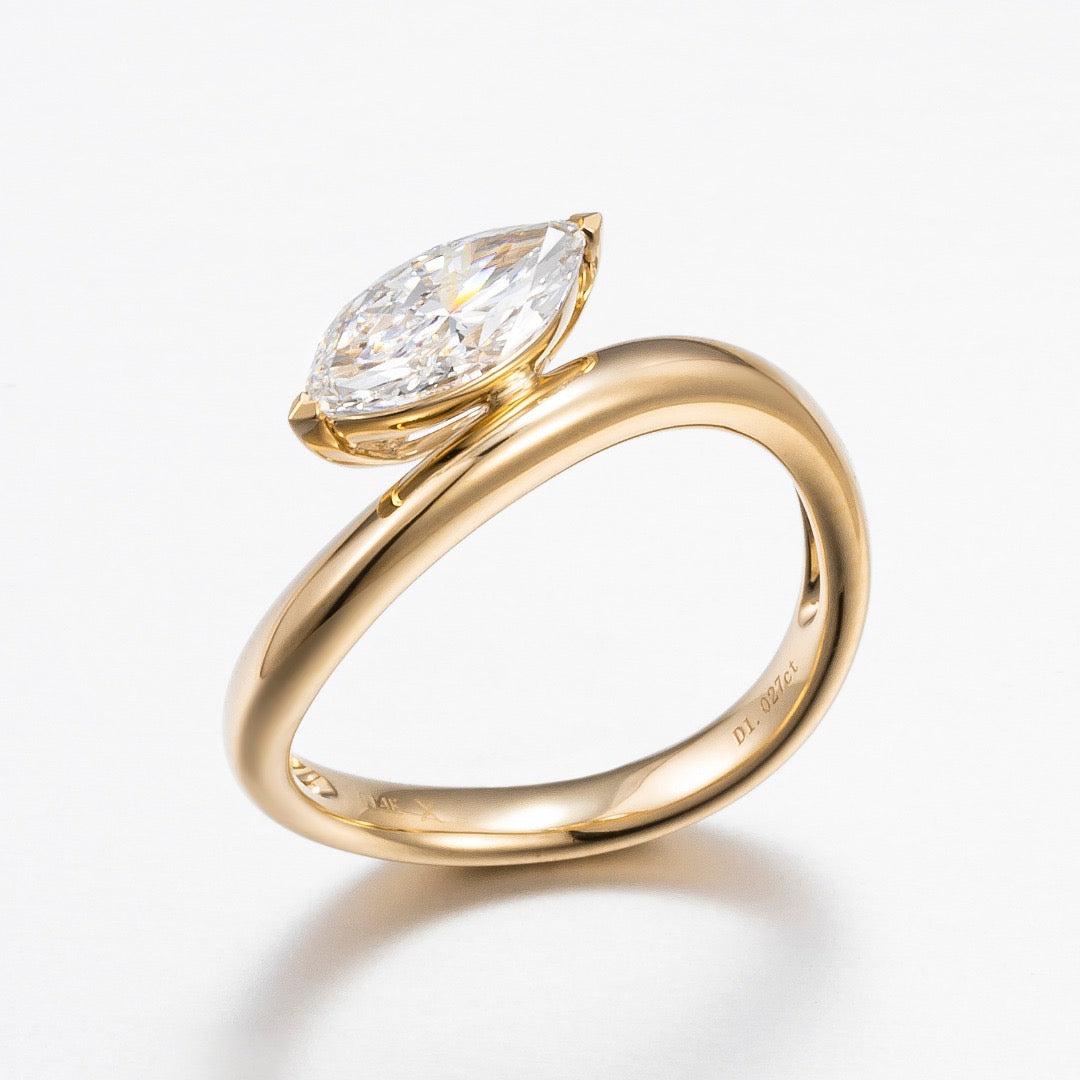 14K Lab Grown Diamond Ring