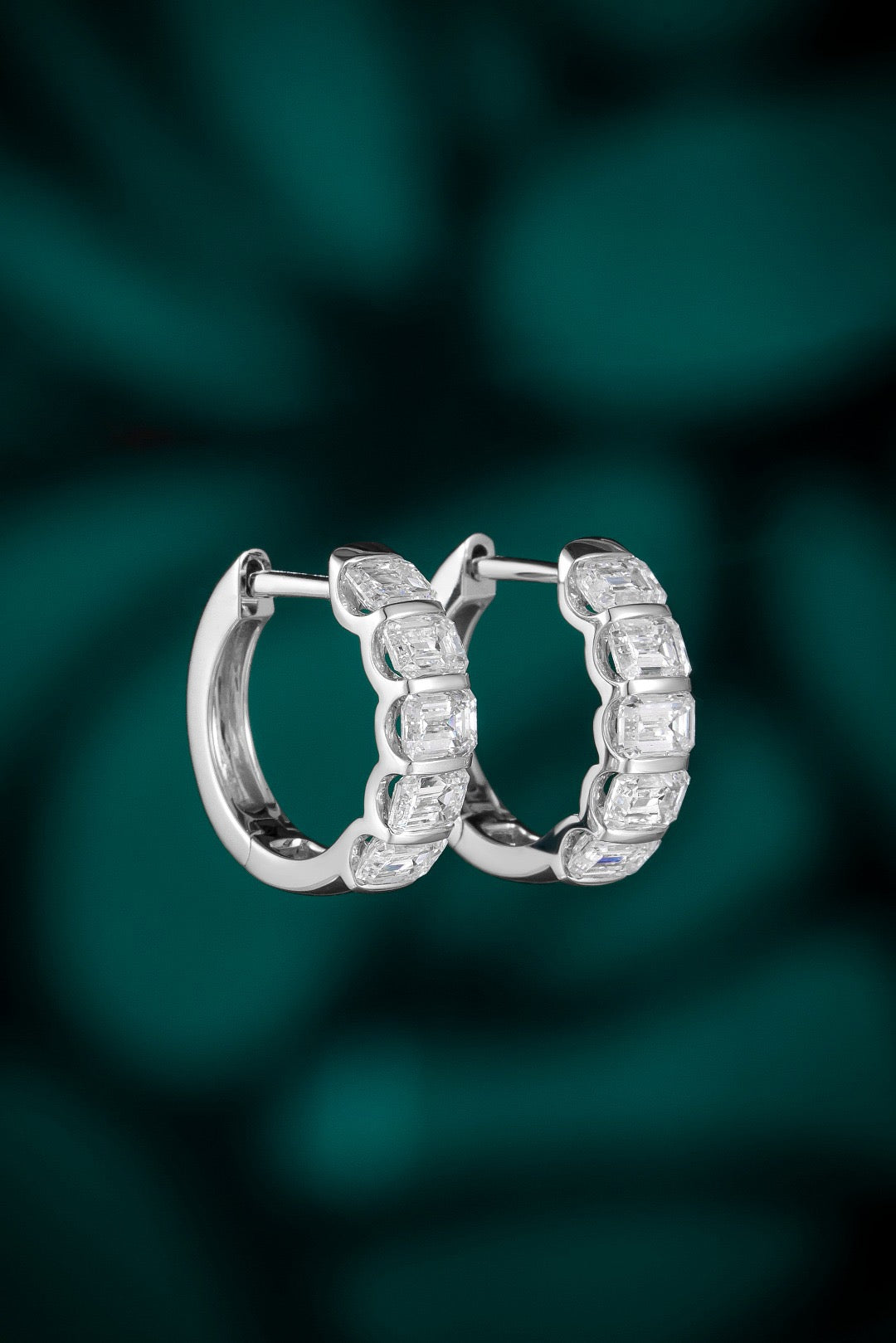 Pt900 Lab Grown Diamond Earrings