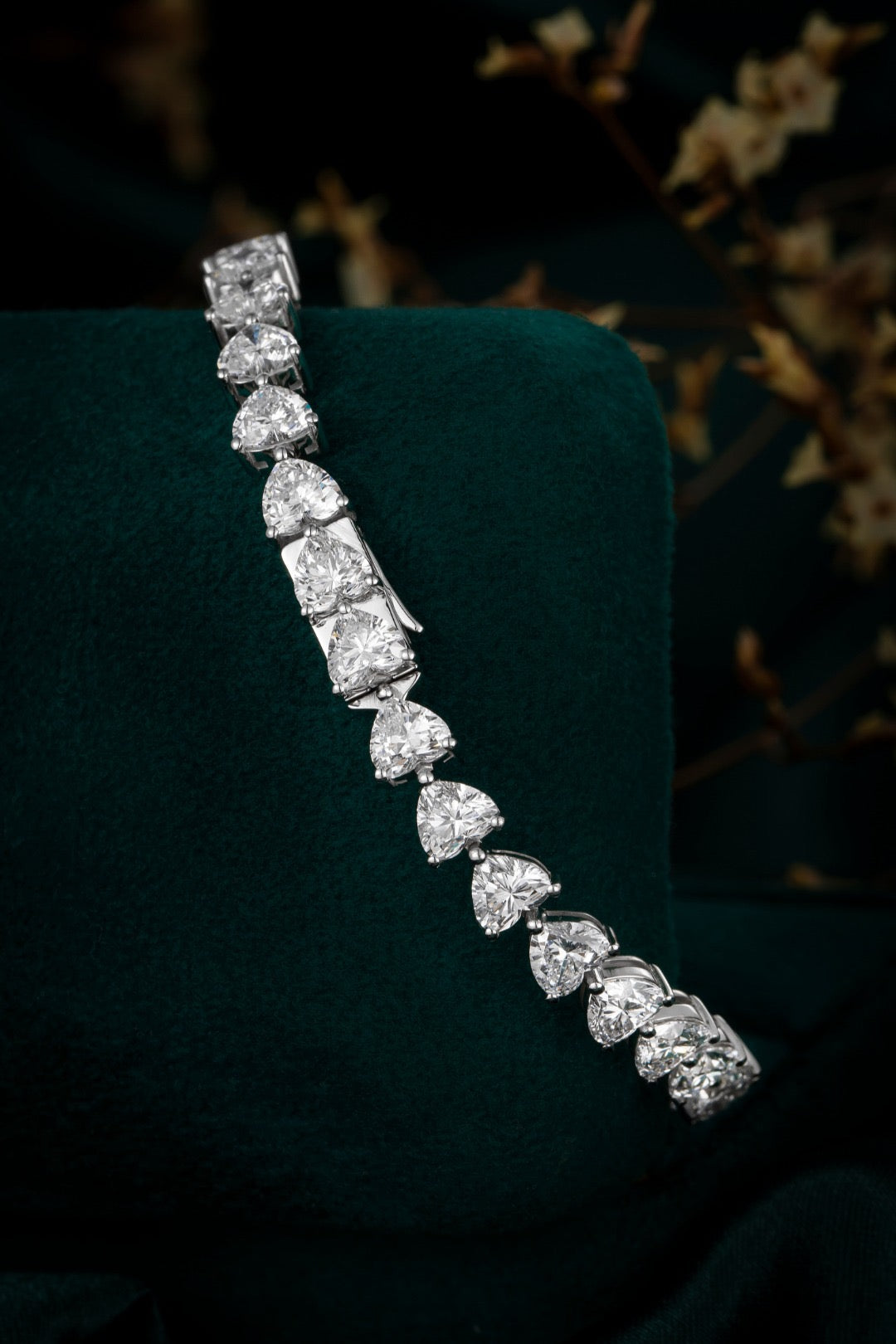 Pt900 Lab Grown Diamond Bracelet