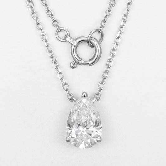 Pt950 Lab Grown Diamond Necklace
