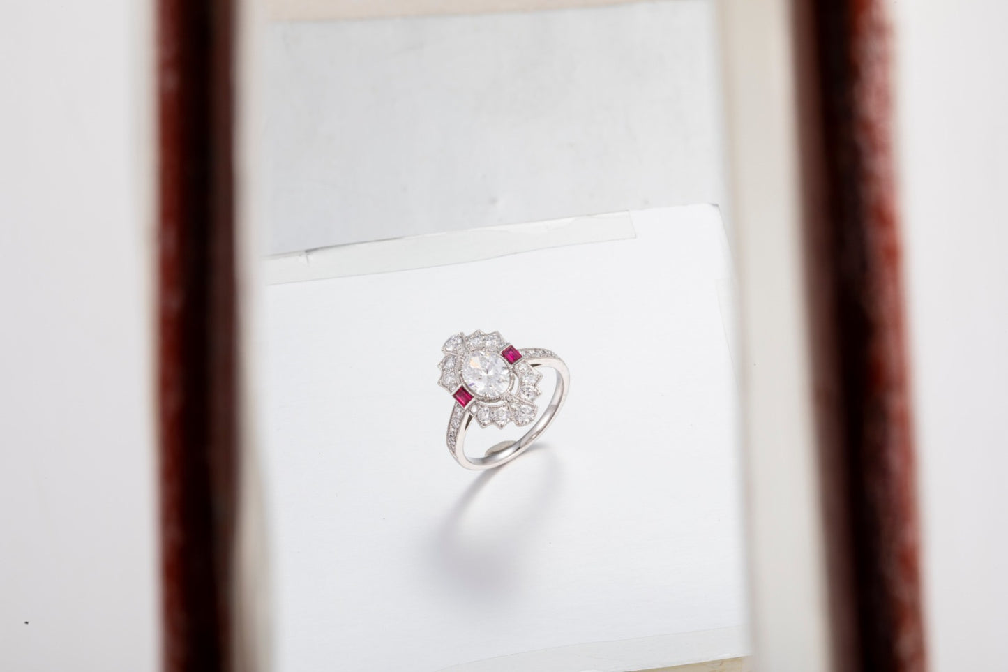 Pt900 Lab Grown Diamond Ring