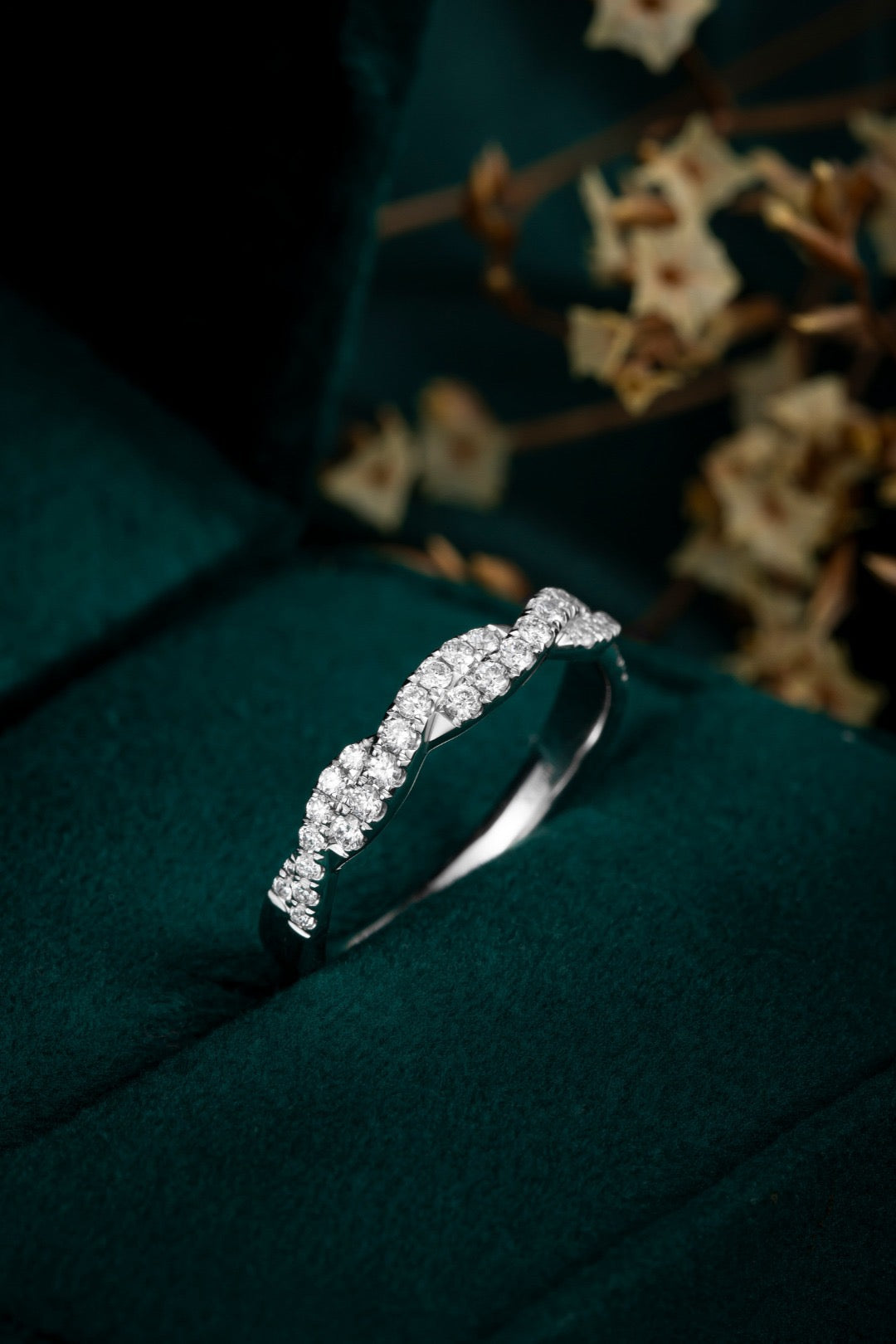 Pt900 Lab Grown Diamond Ring