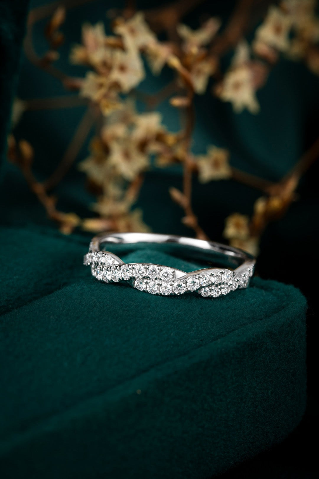 Pt900 Lab Grown Diamond Ring