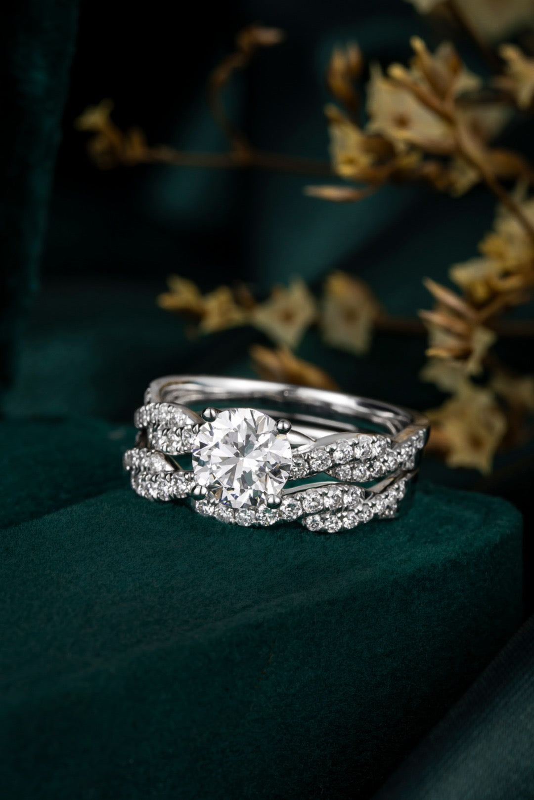 Pt900 Lab Grown Diamond Ring