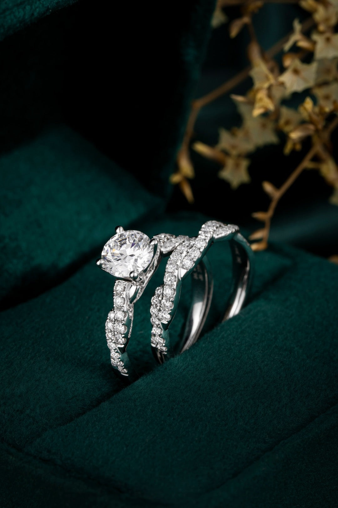 Pt900 Lab Grown Diamond Ring