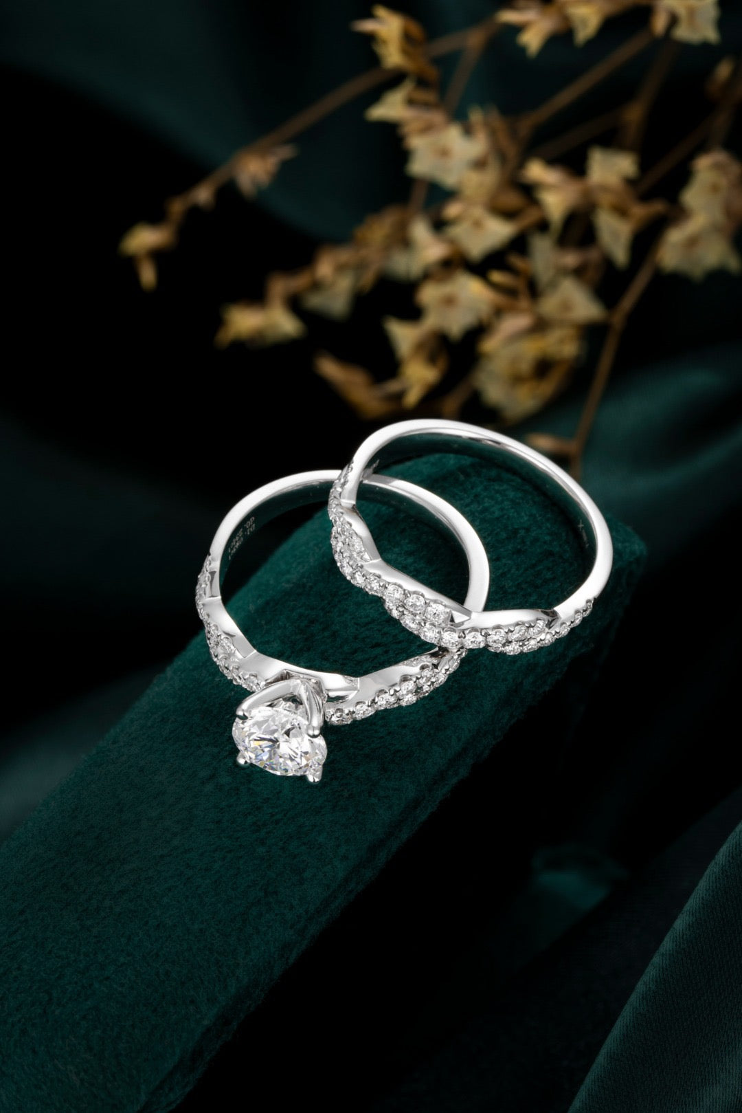 Pt900 Lab Grown Diamond Ring