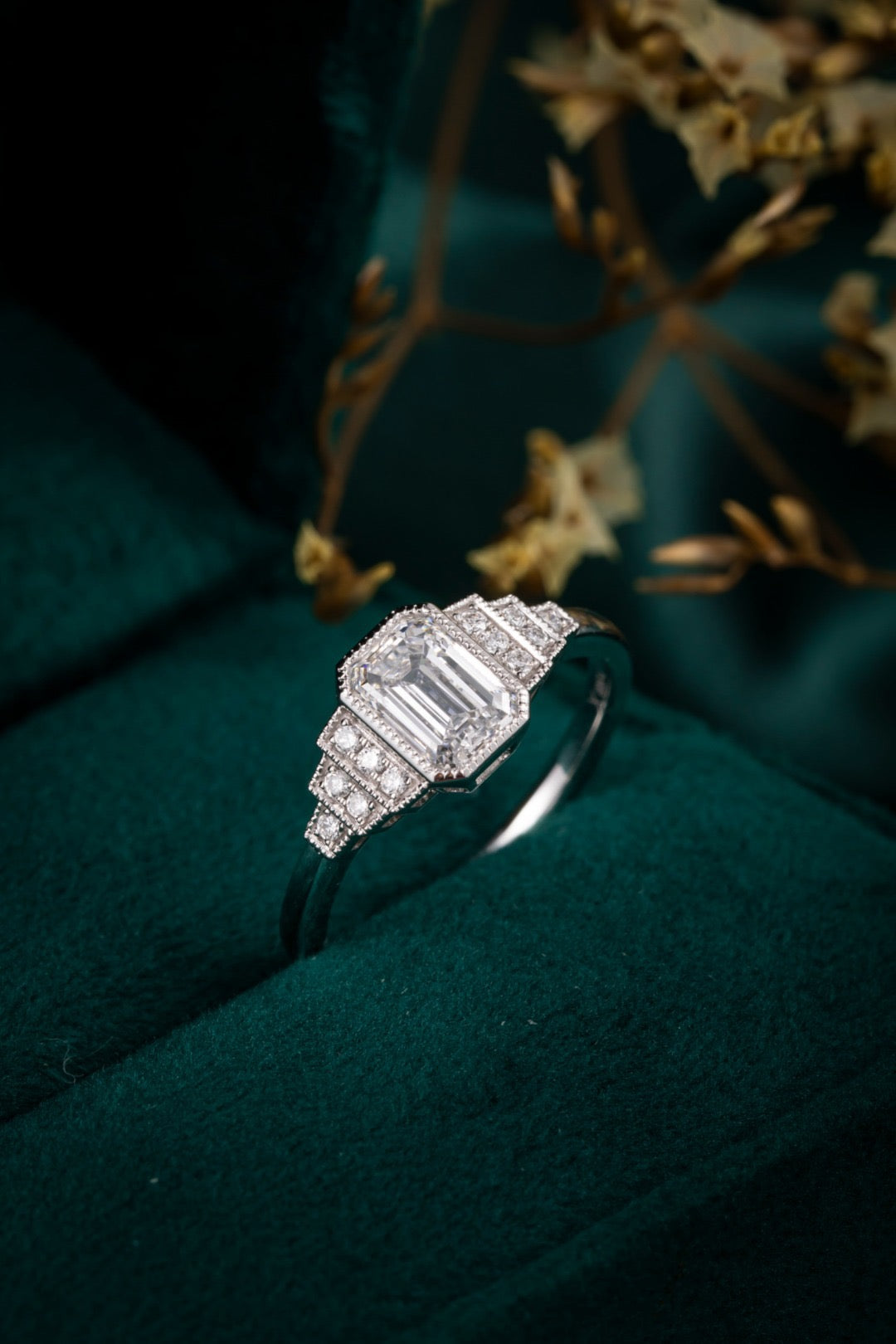 Pt900 Lab Grown Diamond Ring
