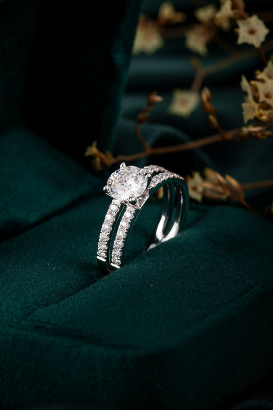 Burton Jewelry - Pt900 Lab Grown Diamond Ring