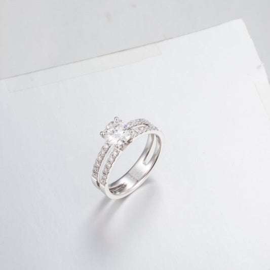 Burton Jewelry - Pt900 Lab Grown Diamond Ring