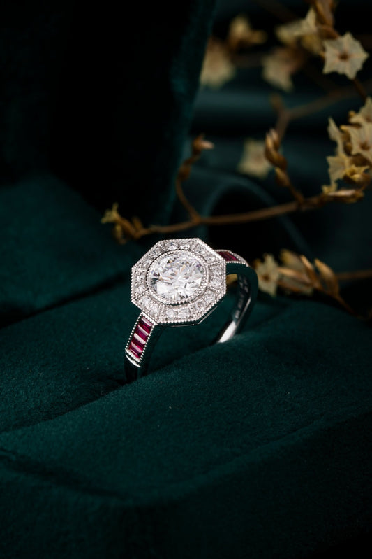 Burton Jewelry - Pt900 Lab Grown Diamond Ring