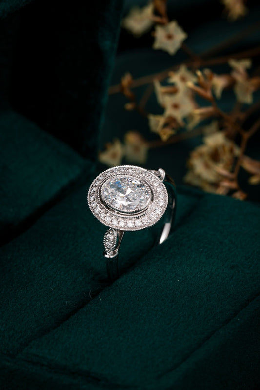 Burton Jewelry - Pt900 Lab Grown Diamond Ring