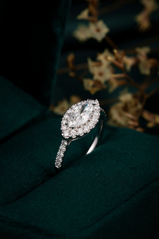 Burton Jewelry - Pt900 Lab Grown Diamond Ring