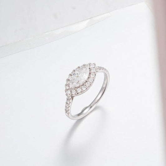 Burton Jewelry - Pt900 Lab Grown Diamond Ring