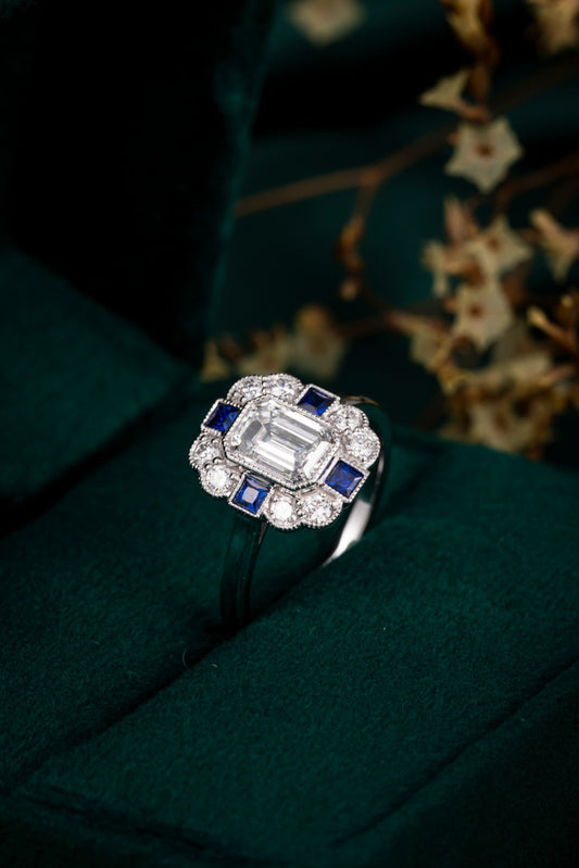 Burton Jewelry - Pt900 Lab Grown Diamond Ring