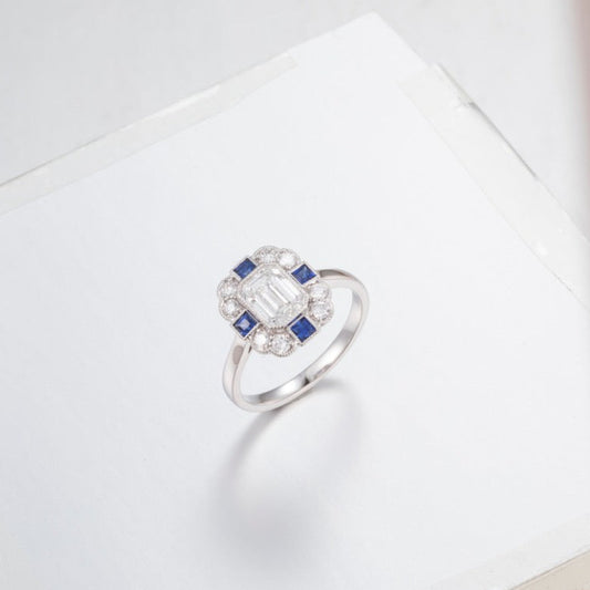 Burton Jewelry - Pt900 Lab Grown Diamond Ring